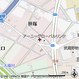 埼玉県三郷市笹塚88周辺の地図