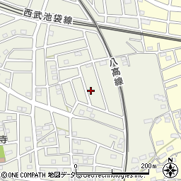 埼玉県飯能市笠縫265-2周辺の地図