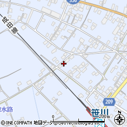 千葉県香取郡東庄町笹川い462-3周辺の地図