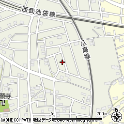 埼玉県飯能市笠縫264-1周辺の地図