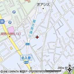 埼玉県狭山市北入曽905-3周辺の地図