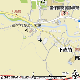 埼玉県飯能市下直竹165-5周辺の地図