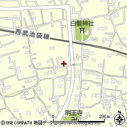 埼玉県飯能市岩沢699-1周辺の地図