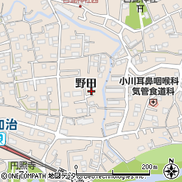 埼玉県入間市野田335周辺の地図
