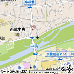 埼玉県入間市野田722周辺の地図