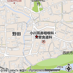 埼玉県入間市野田378周辺の地図