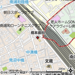 橋本歯科医院周辺の地図