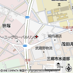 埼玉県三郷市南蓮沼790周辺の地図