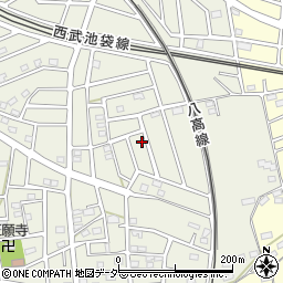 埼玉県飯能市笠縫265-5周辺の地図