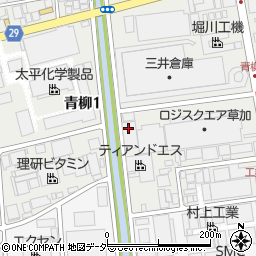 ヨネックス株式会社　東京配送センター周辺の地図