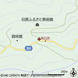 東日原バス停トイレ周辺の地図