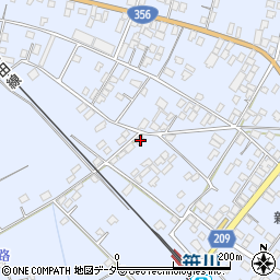 千葉県香取郡東庄町笹川い462-2周辺の地図