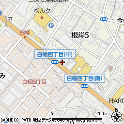 東京信用金庫浦和白幡支店周辺の地図