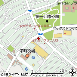 京葉銀行栄支店周辺の地図