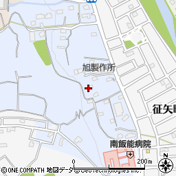 埼玉県飯能市矢颪389周辺の地図