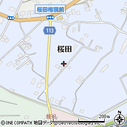 千葉県成田市桜田1035-8周辺の地図