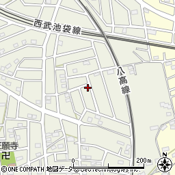 埼玉県飯能市笠縫265-6周辺の地図
