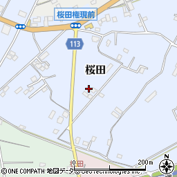 千葉県成田市桜田1035-1周辺の地図