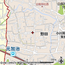 埼玉県入間市野田236周辺の地図