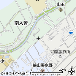 埼玉県狭山市南入曽40周辺の地図