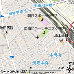 東和電材株式会社　浦和営業所周辺の地図