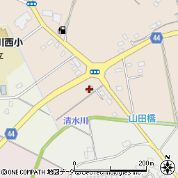ファミリーマート小見川神里店周辺の地図
