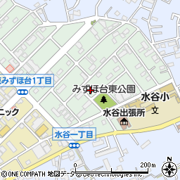 埼玉県富士見市水谷1丁目周辺の地図