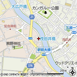 埼玉県三郷市茂田井805-2周辺の地図