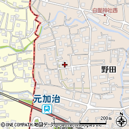 埼玉県入間市野田214周辺の地図