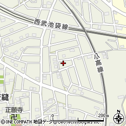埼玉県飯能市笠縫293周辺の地図