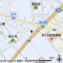 セブンイレブン富士見市岡ノ坂店周辺の地図