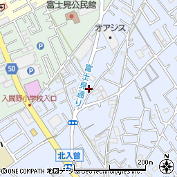 埼玉県狭山市北入曽864-15周辺の地図