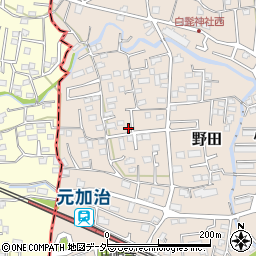 埼玉県入間市野田232周辺の地図