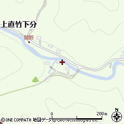 埼玉県飯能市上直竹下分447周辺の地図