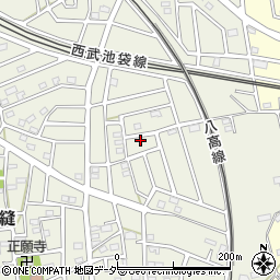 埼玉県飯能市笠縫293-10周辺の地図