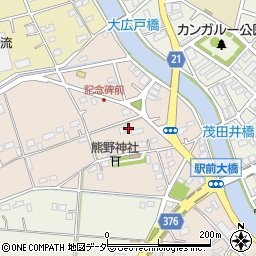 埼玉県三郷市茂田井366-1周辺の地図