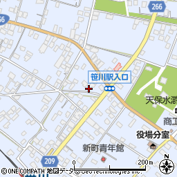 千葉県香取郡東庄町笹川い5550-14周辺の地図