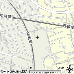 埼玉県飯能市笠縫251-5周辺の地図