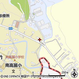 埼玉県飯能市下直竹1149-1周辺の地図