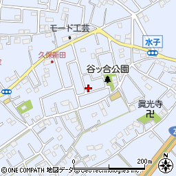 埼玉県富士見市水子7580周辺の地図