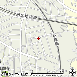 埼玉県飯能市笠縫294-1周辺の地図