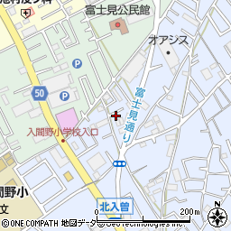 埼玉県狭山市北入曽867-13周辺の地図