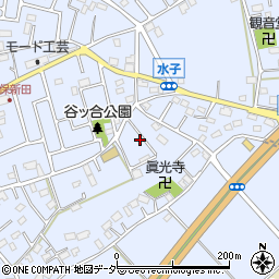 埼玉県富士見市水子2702周辺の地図