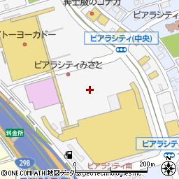 スーパービバホーム三郷店駐車場周辺の地図