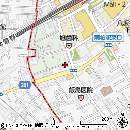 セブンイレブン南柏駅東口店周辺の地図