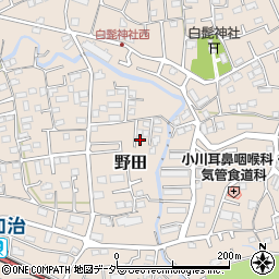 埼玉県入間市野田323周辺の地図