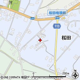 千葉県成田市桜田1015-15周辺の地図