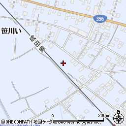 千葉県香取郡東庄町笹川い447-1周辺の地図