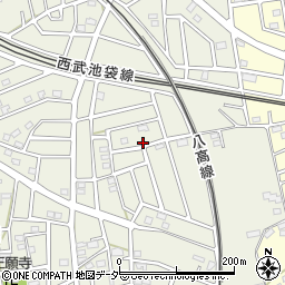 埼玉県飯能市笠縫295-2周辺の地図