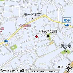 埼玉県富士見市水子7534周辺の地図